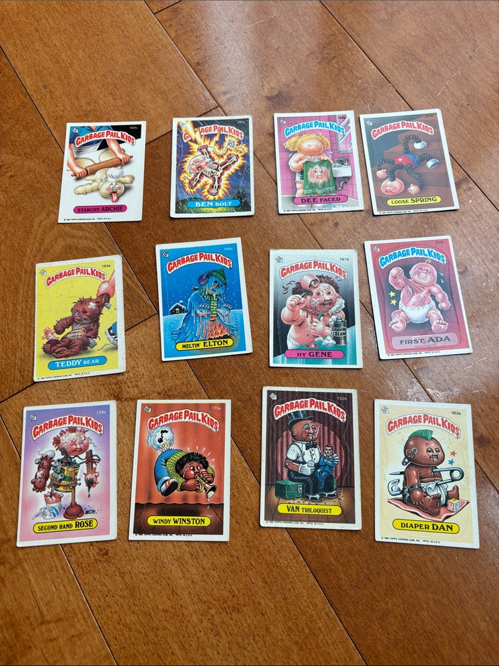 Garbage Pail Kids 1986 Trading Card Set - Multicolor Vintage Series